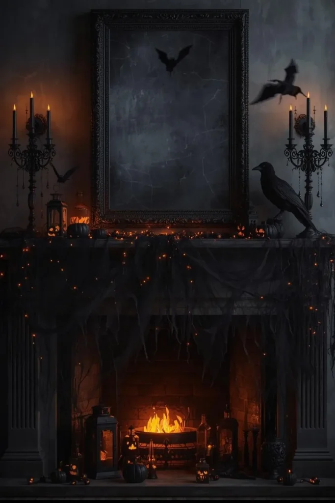 Haunted Mantel Styling