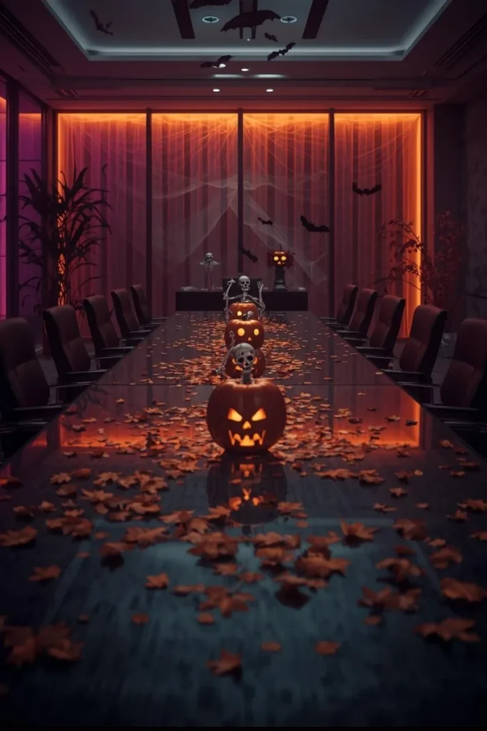 Haunted Meeting Room Setup