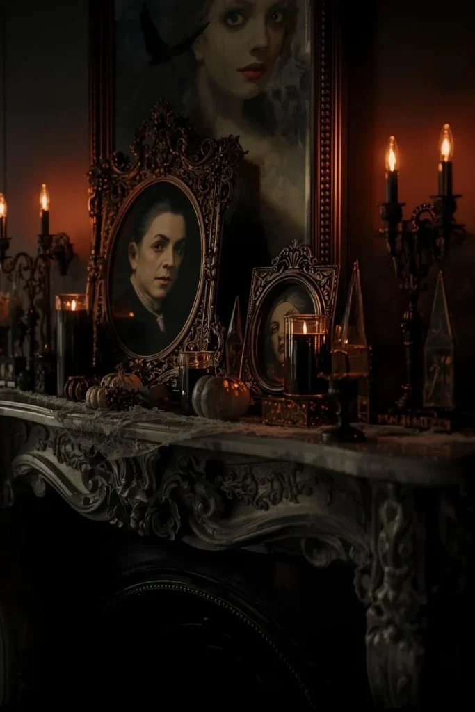Haunted Portrait Mantel