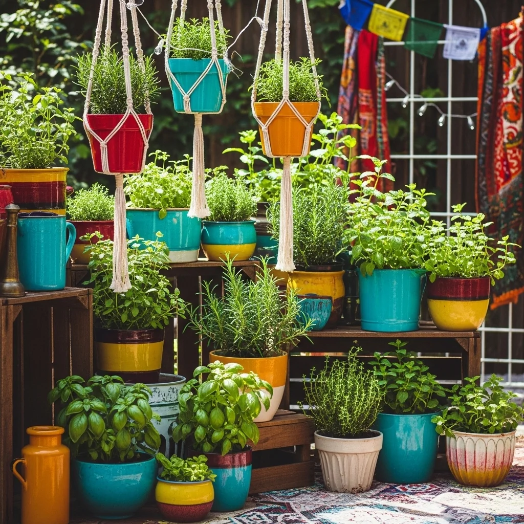  Herb Gardens with a Bohemian Twist