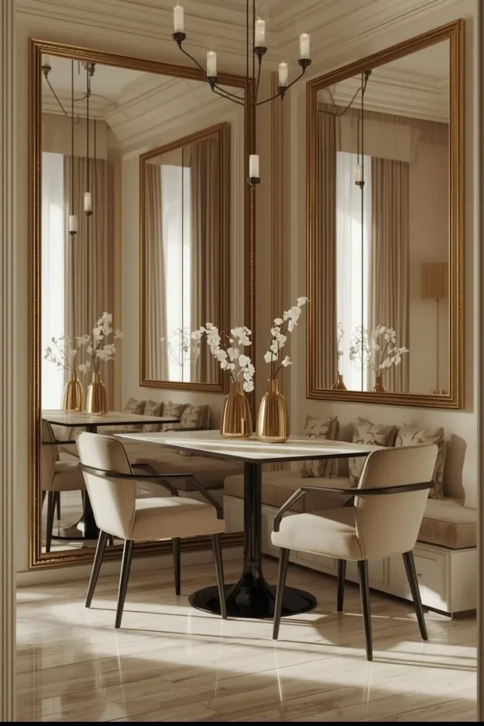 Incorporate Mirrors to Expand Space