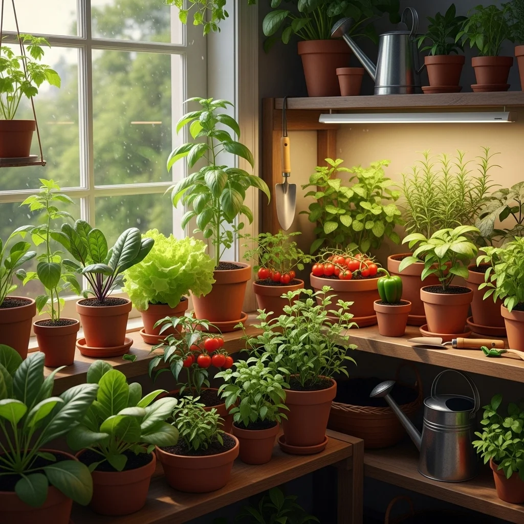 Indoor Vegetable Garden