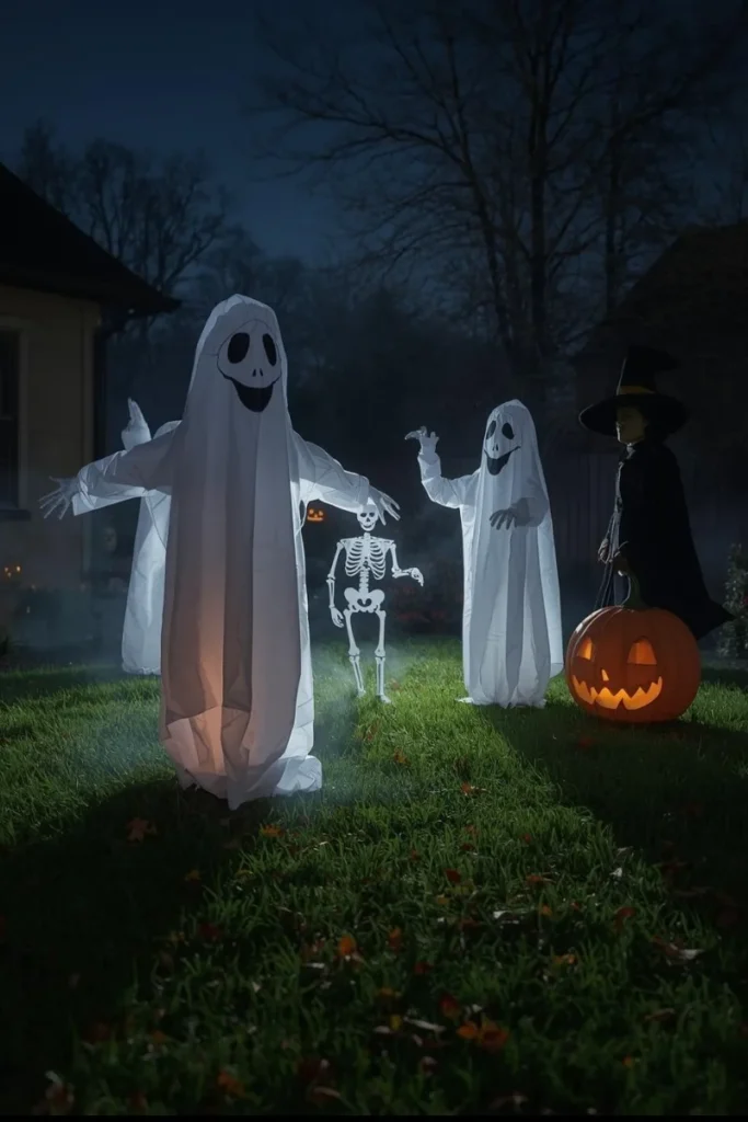 Inflatable Haunted Characters
