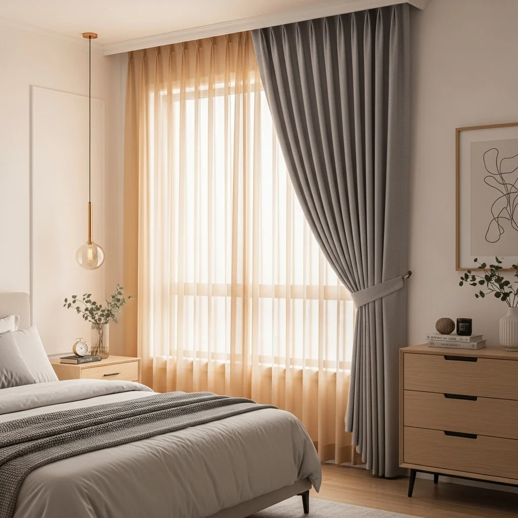  Layered Curtain Combinations for Depth