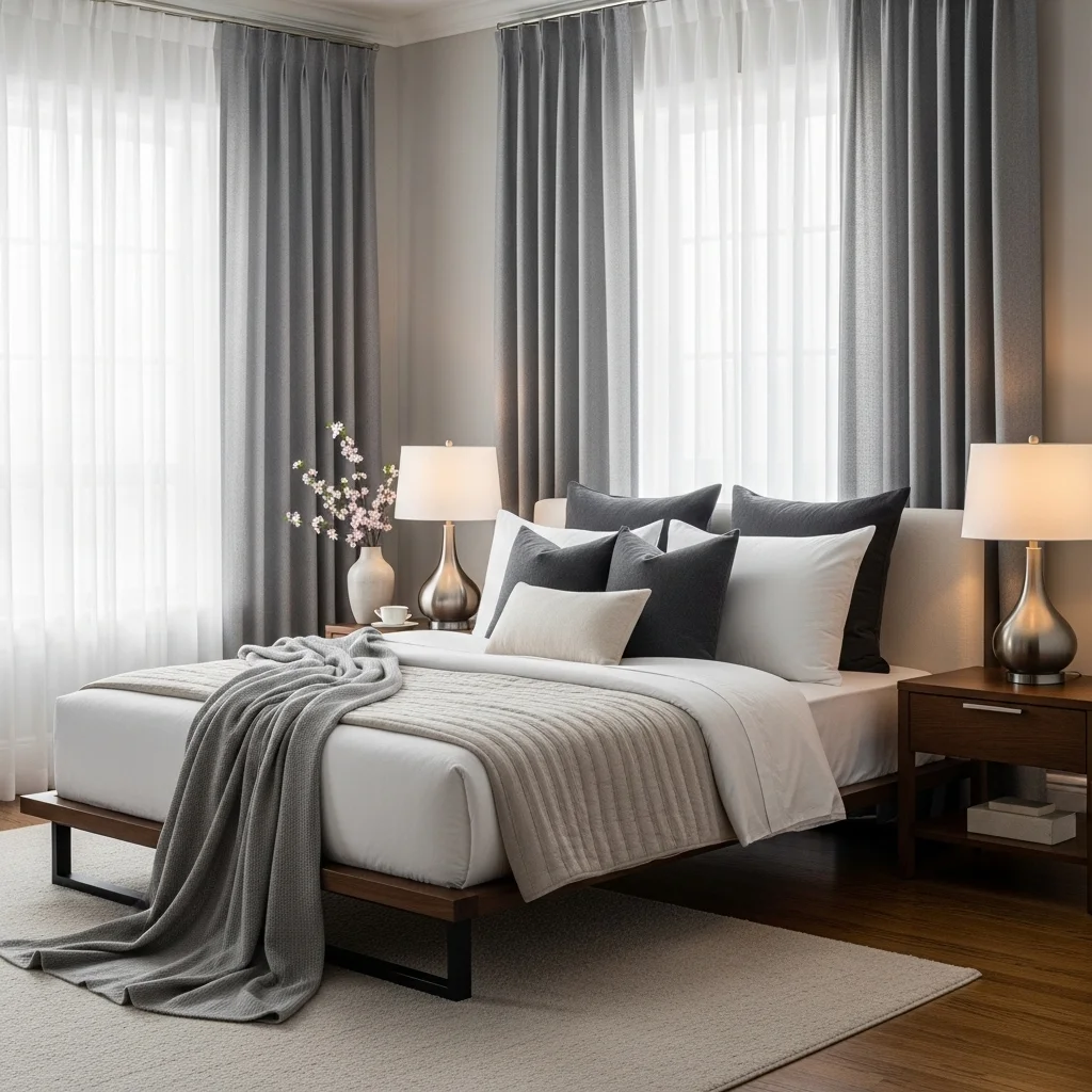  Layered Curtains for Depth