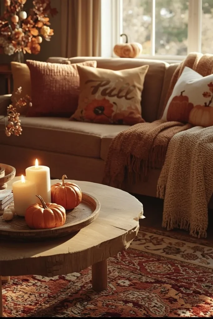 Layered Rugs in Earthy Tones