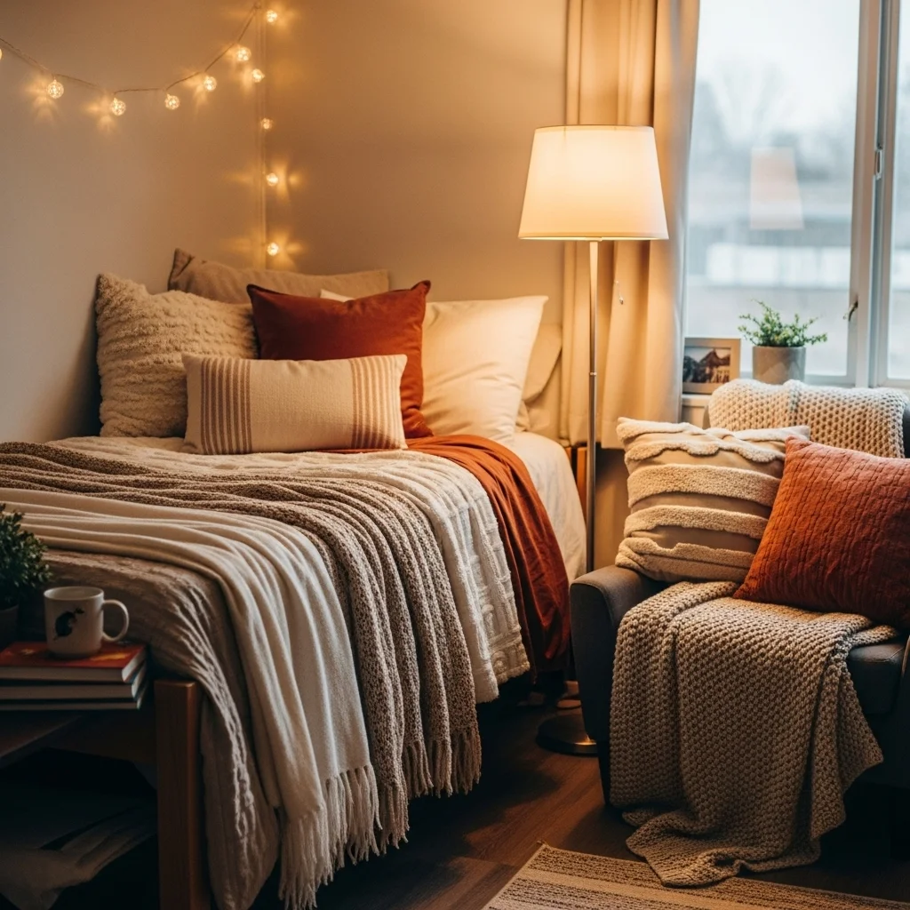 Layered Throws for Coziness