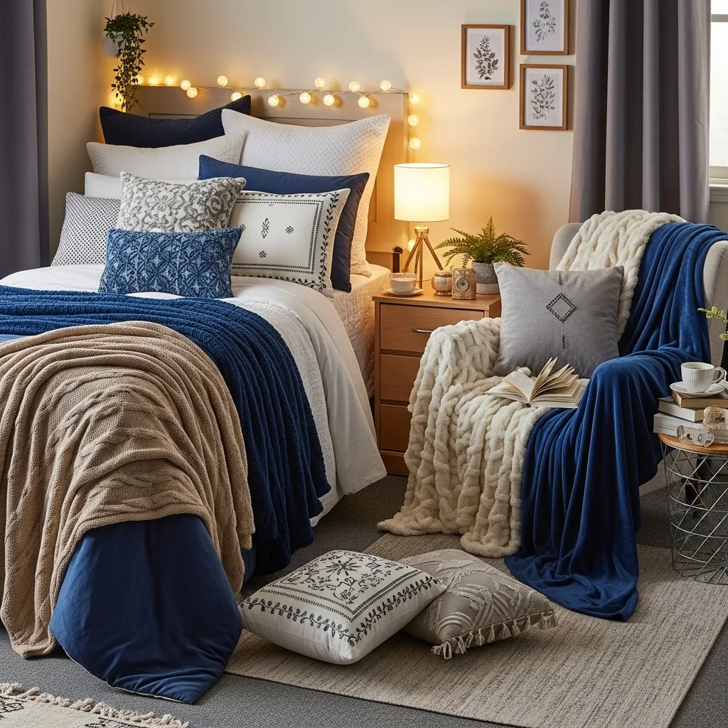 Luxe Throw Blankets and Pillows