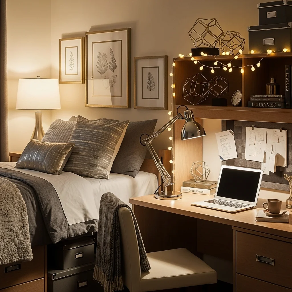 Metallic Accents for Sophistication