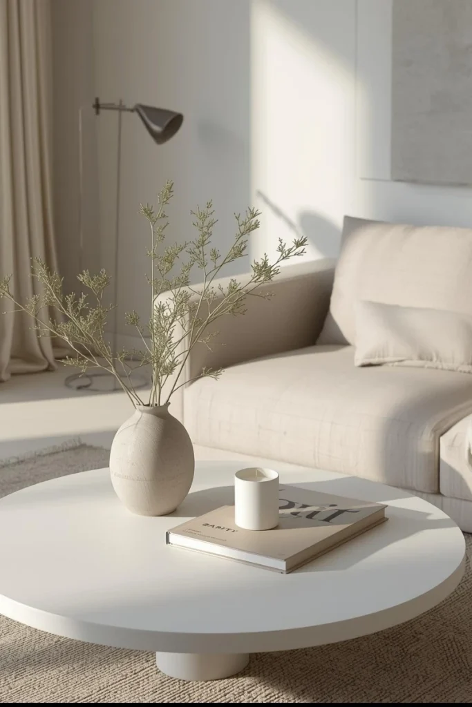 Minimalist Coffee Table Styling