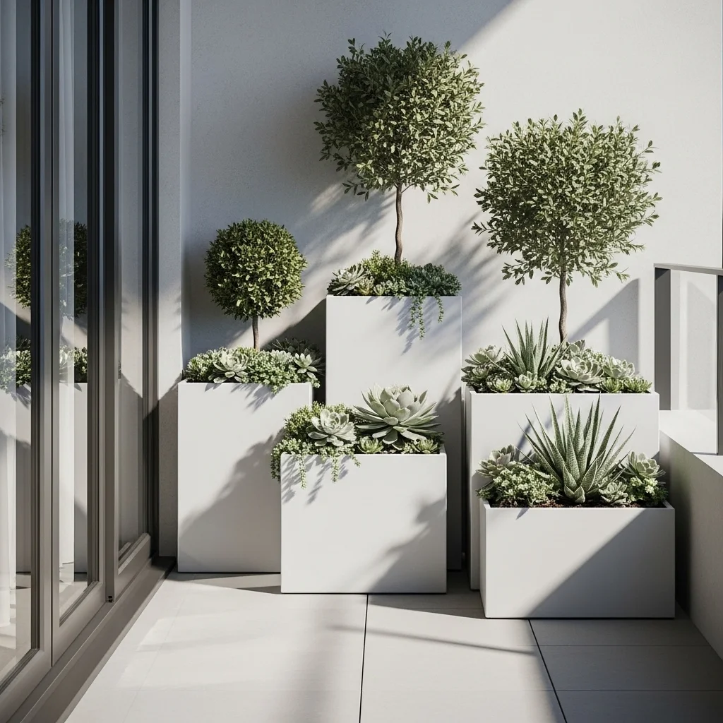  Minimalist Modern Balcony Garden