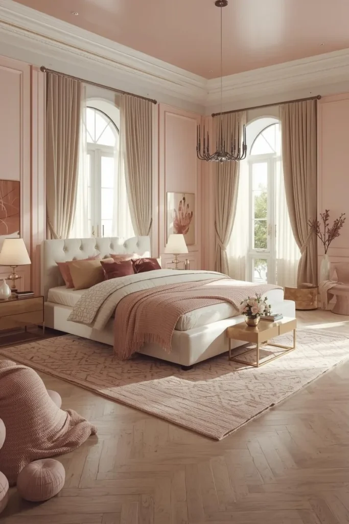 Pastel Pink Scandinavian Style