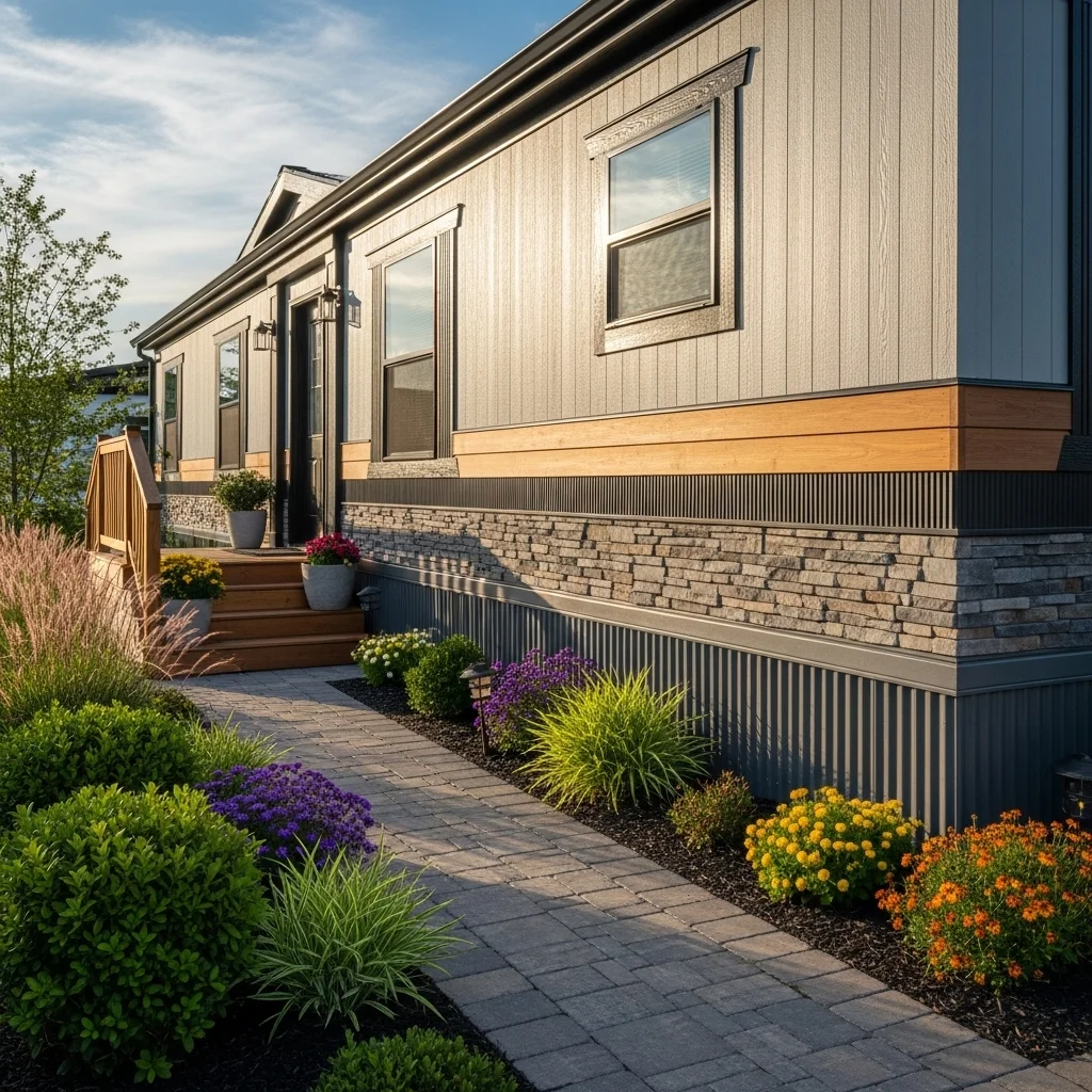 Mixed Material Skirting