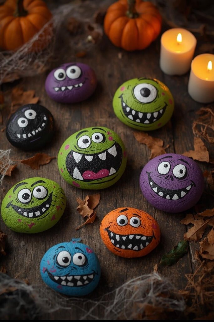 Monster Face Rocks