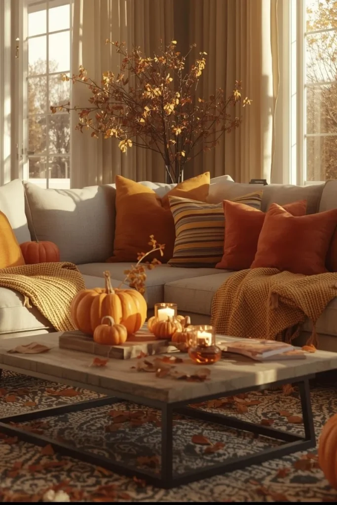 Neutral Tones with Pops of Color