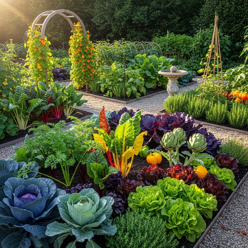 Ornamental Vegetable Garden