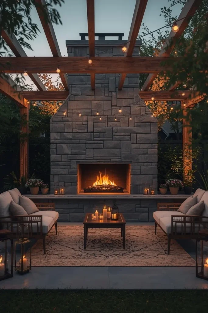 Outdoor Fireplace