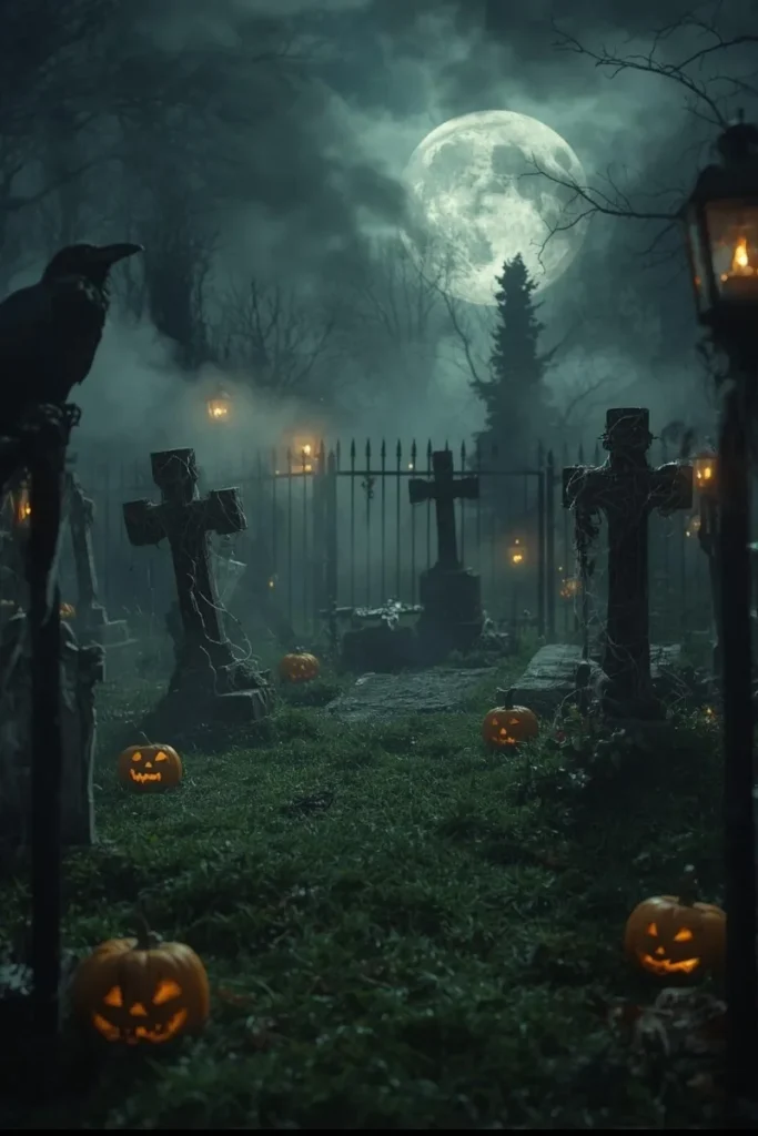 Outdoor Graveyard Display