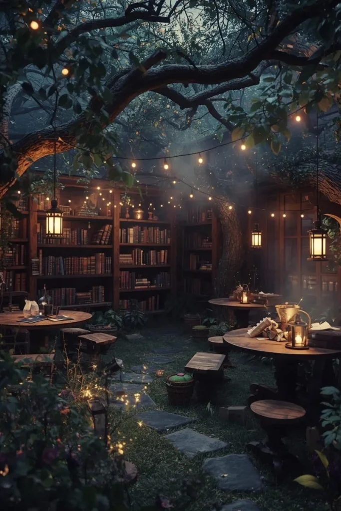 Outdoor Spellbook Library