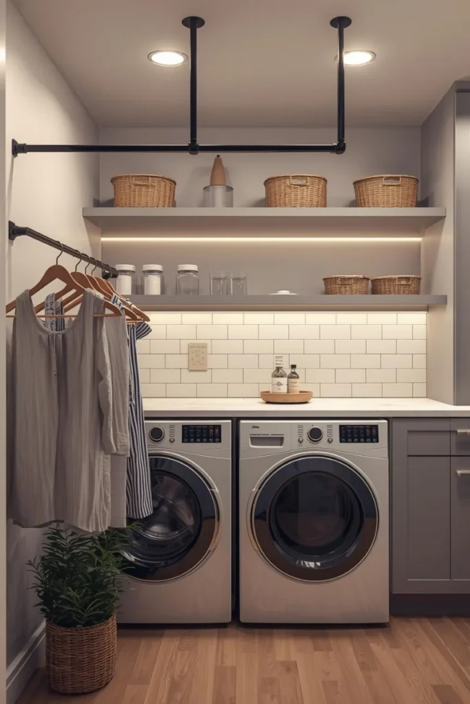 Overhead Hanging Rods