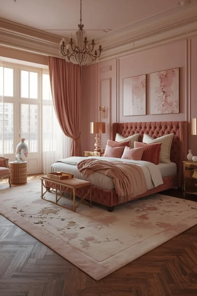 Pink Metallic Accents