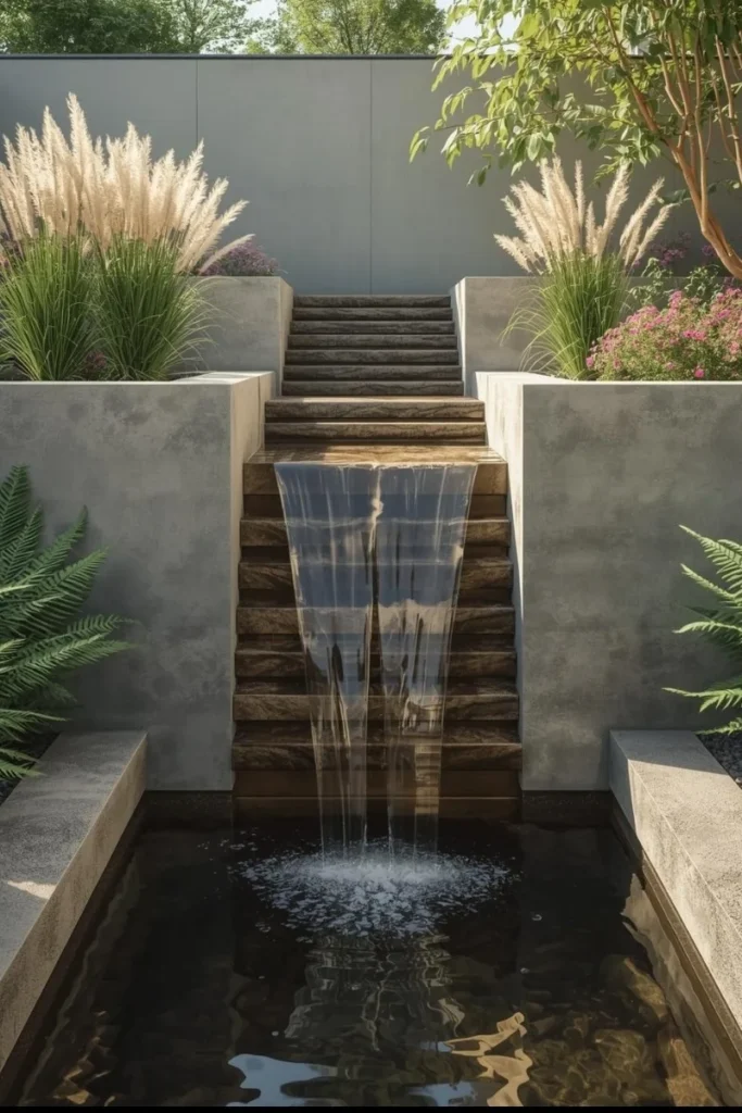 Pondless Garden Waterfall