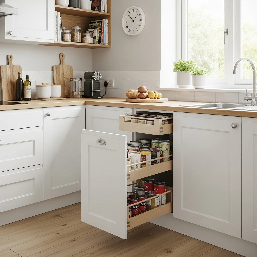 . Pull-Out Pantry Drawers