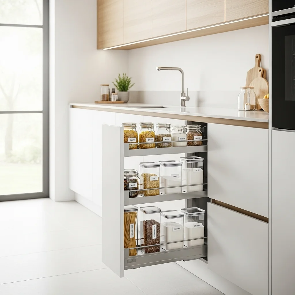  Pull-Out Shelves for Easy Access