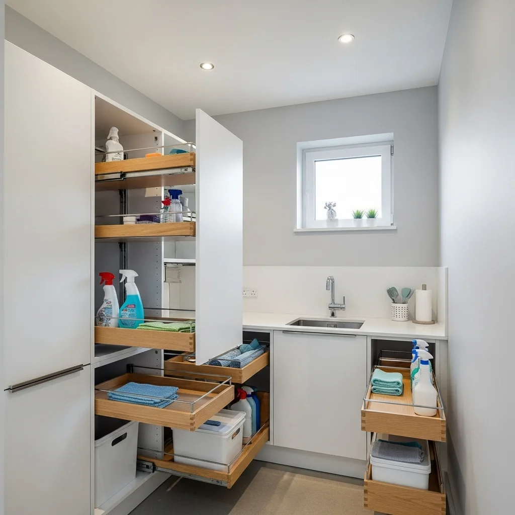 Pull-Out Shelves for Easy Access