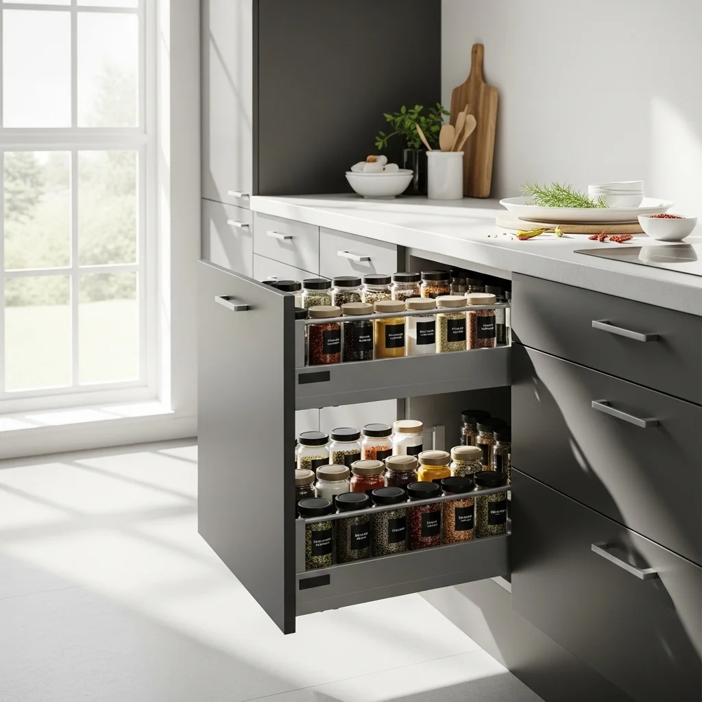  Pull-Out Spice Racks