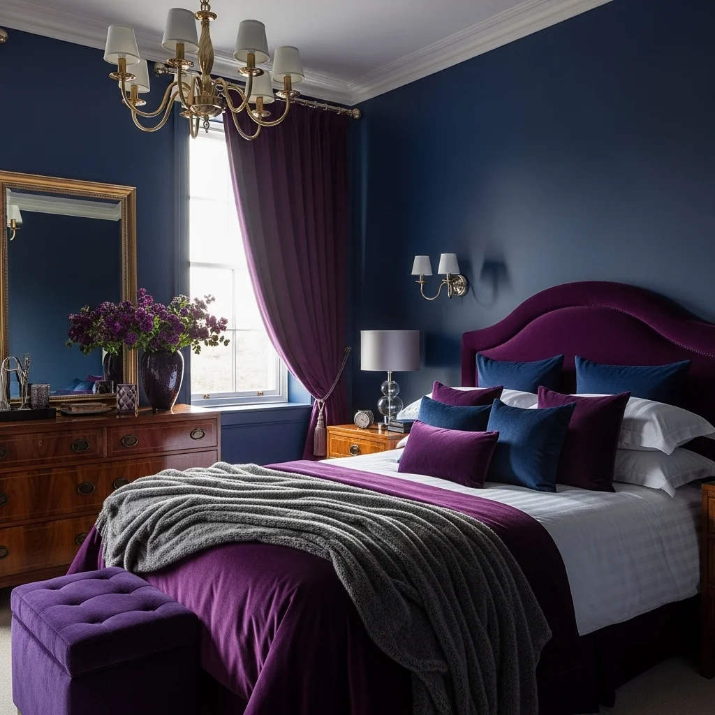 Purple and Blue for Rich Depth