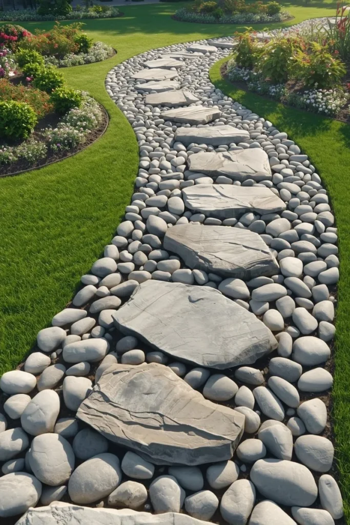 River Rock Pathways