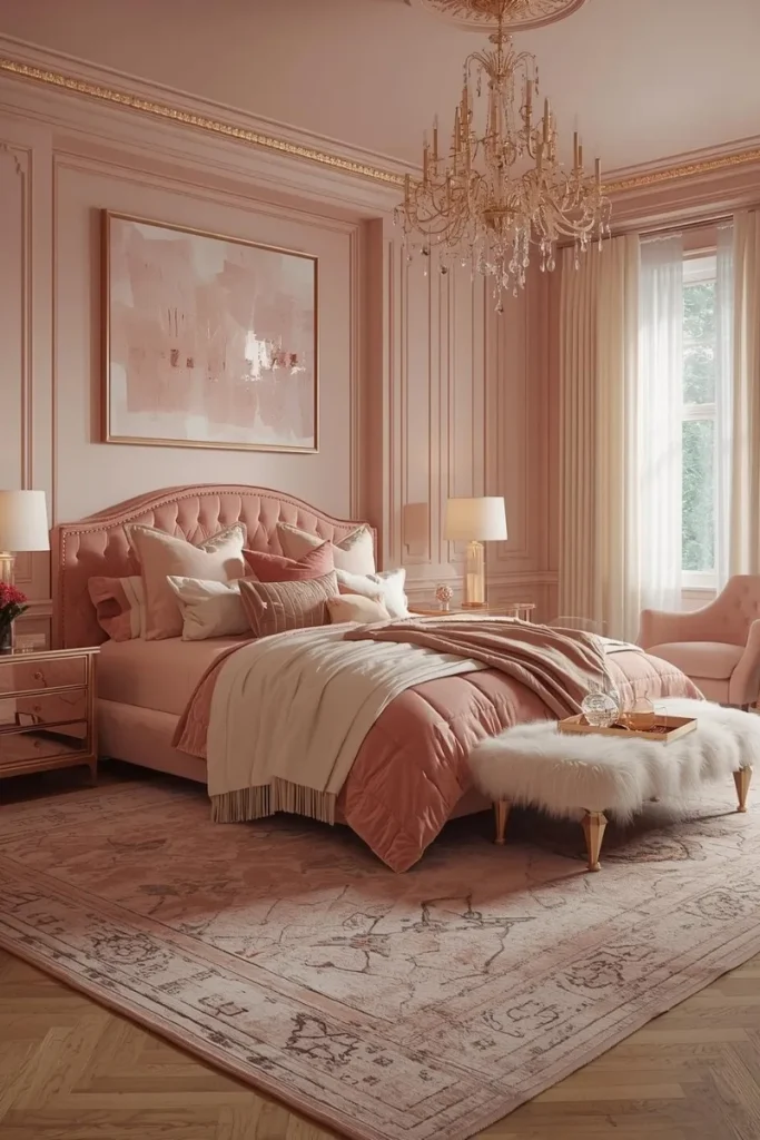 Rose Gold Metallic Accents