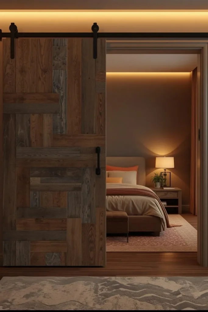 Rustic Reclaimed Wood Door