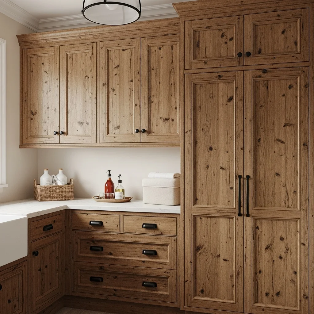  Rustic Wooden Cabinets for Warmth