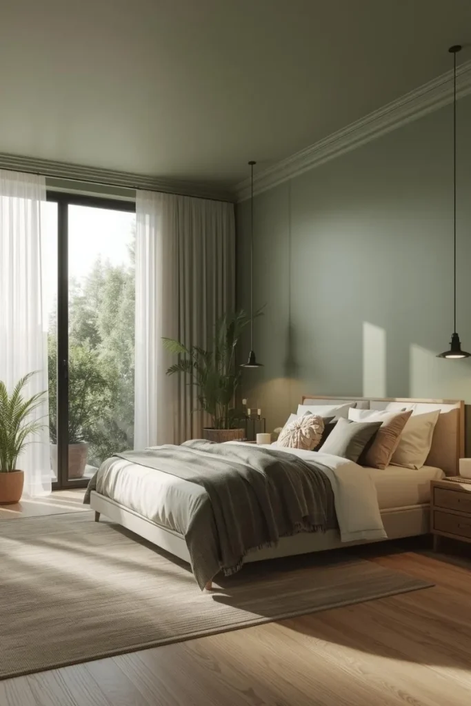 Sage Green Walls for a Calming Retreat
