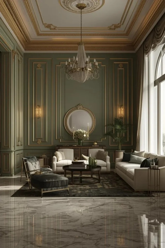 Sage Green and Gold for Elegant Luxury