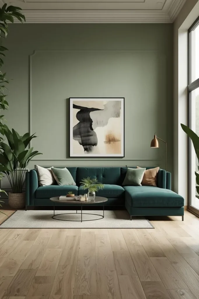 Sage Green and Teal for Modern Depth