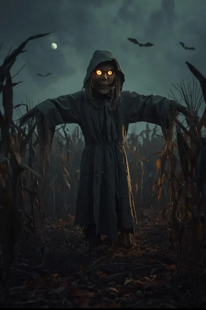 Scarecrow with a Sinister Twist