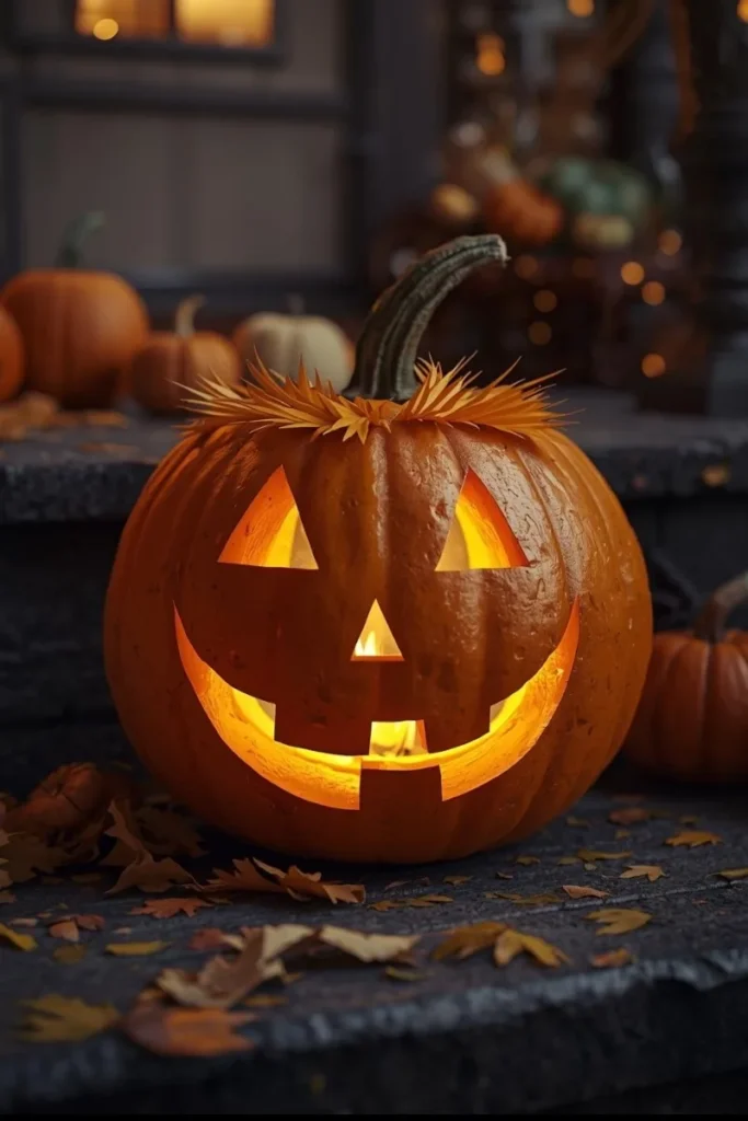 Silly Eyebrow Pumpkin