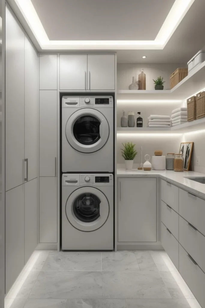 Stackable Washer and Dryer Units