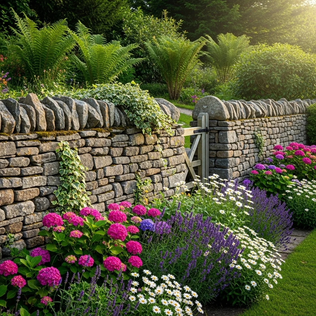 Stone Wall Fence