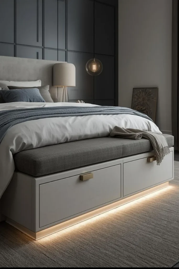 Storage Bench with Drawers