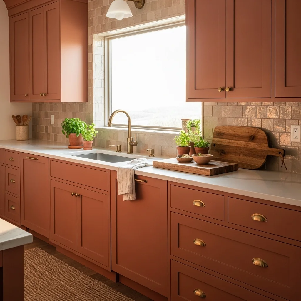 . Terracotta Cabinets