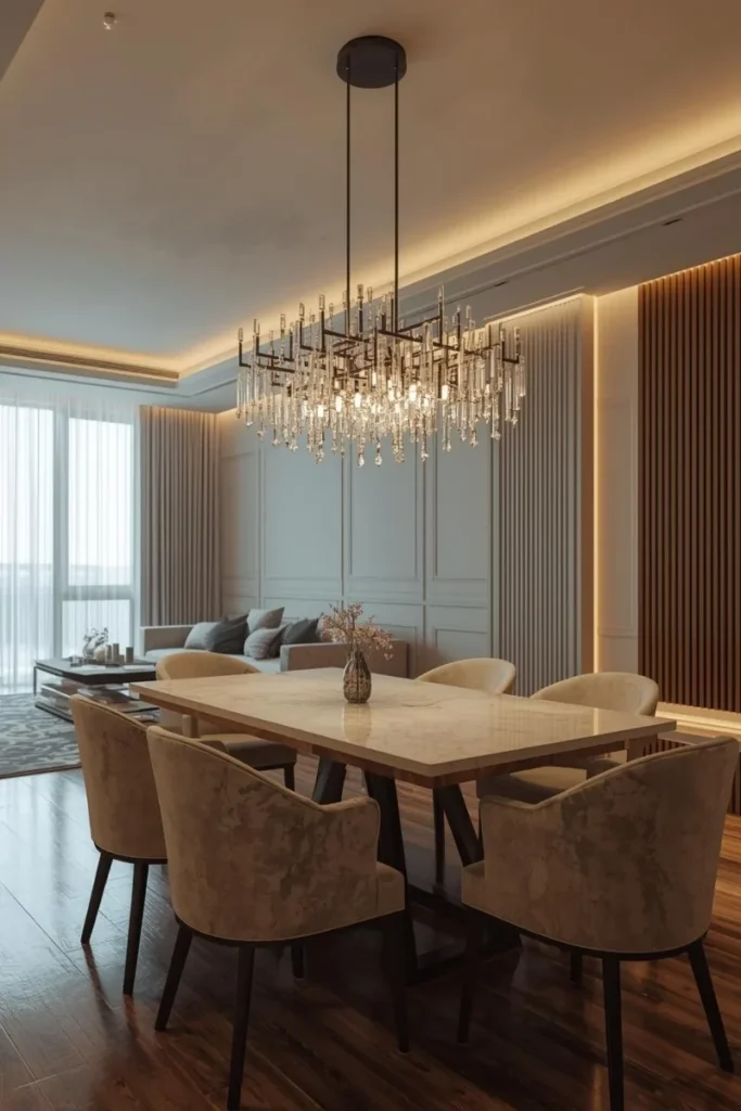 Transitional Chandeliers for Versatile Design