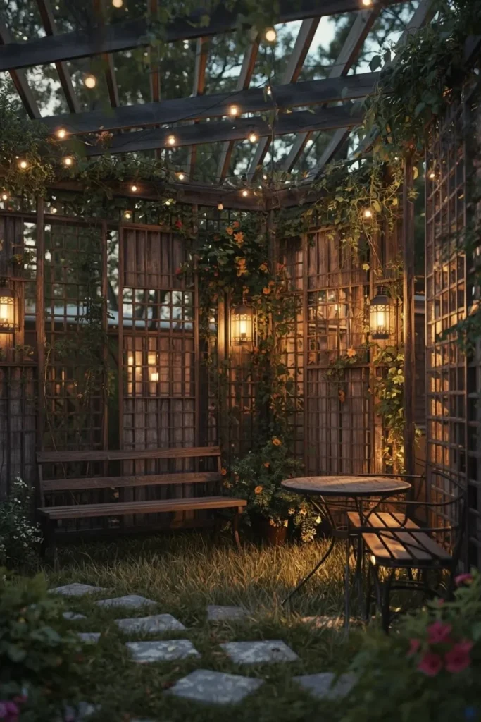  Trellis Tops with Climbing Plants