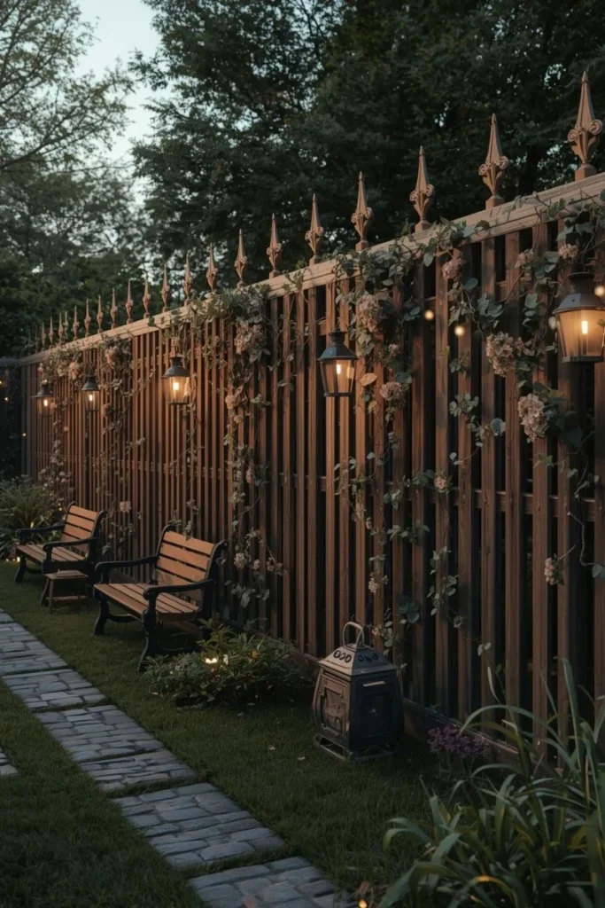  Trellis with Decorative Finials