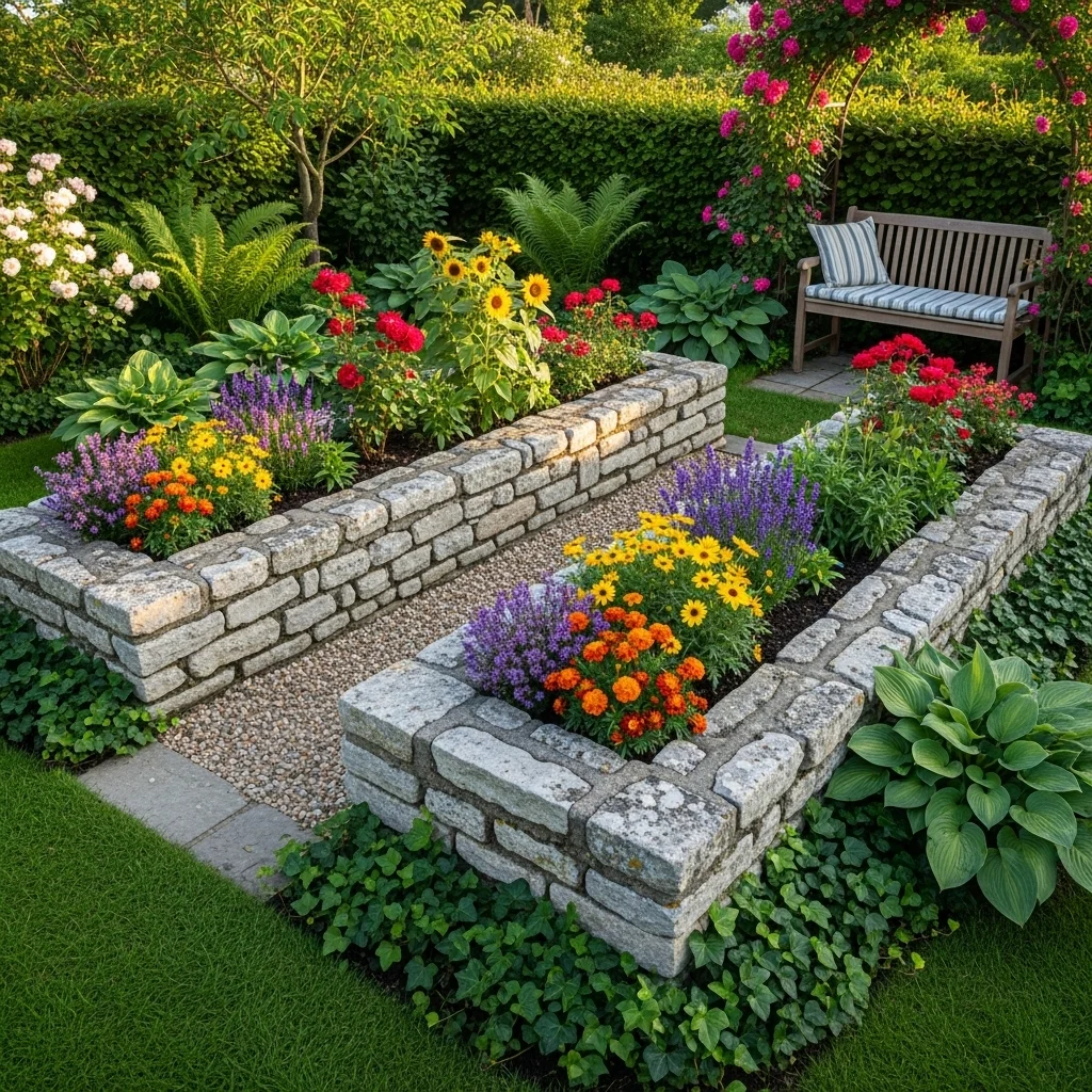  U-Shaped Raised Garden Bed