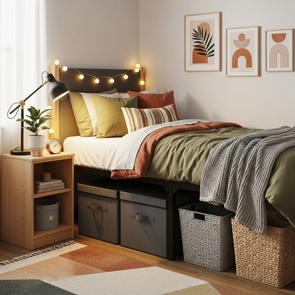 Under-Bed Storage with Style