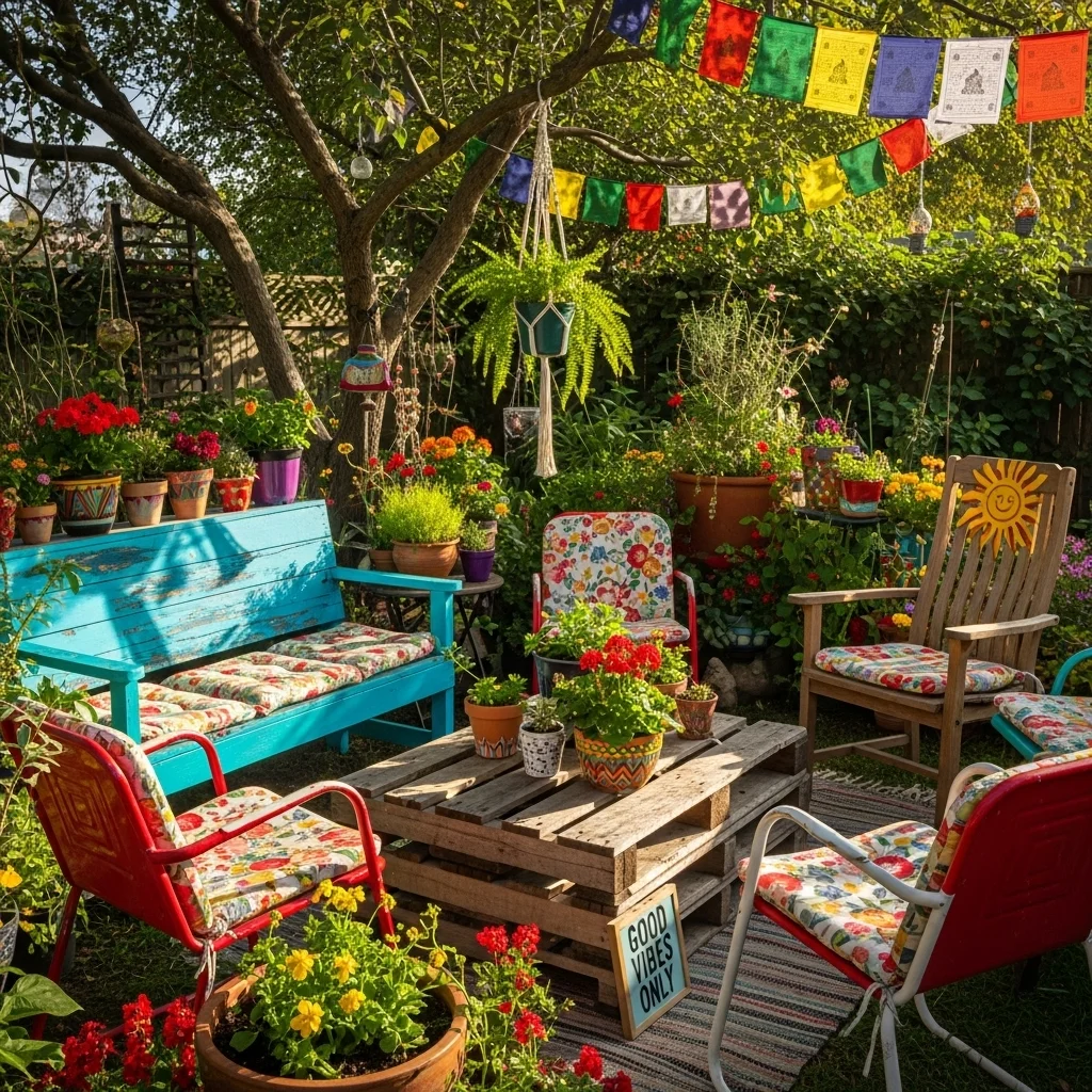 Upcycled Furniture for Garden Seating